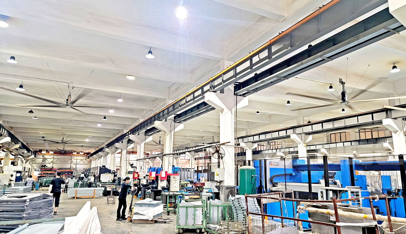 无锡江阴制造车间7.3米大型工业吊扇
